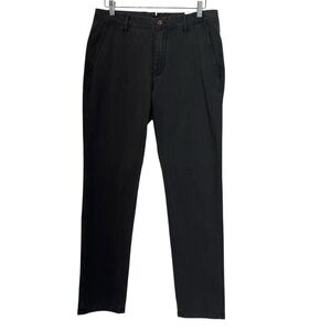 Mott & Bow Cotton Chino Pants Dark Grey 32 Classic Business Casual Office